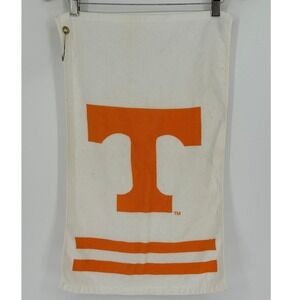 Tennessee Volunteers Golf Towel Team Effort NCAA White Orange Power T Cotton